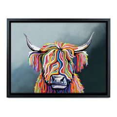 Highland Cow Canvas Print test 800