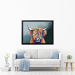 Highland Cow Canvas Print test 800