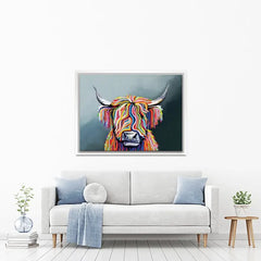 Highland Cow Canvas Print test 800