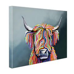 Highland Cow Canvas Print test 800