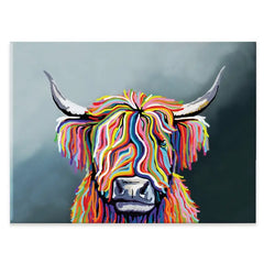 Highland Cow Canvas Print test 800