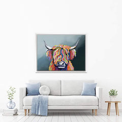 Highland Cow Canvas Print test 2000