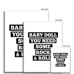 Baby Doll Framed Print