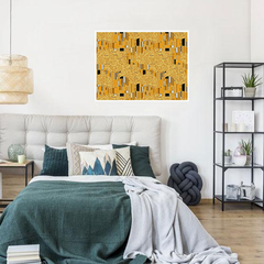 Klimt Geometric Framed Print