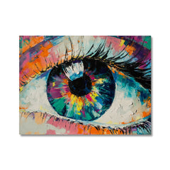 Abstract Eye Canvas Print