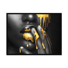 Dripping Framed Print