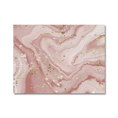 Rose Marble Speckles Canvas Print