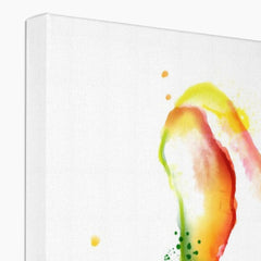 French Bulldog Rainbow Style Canvas Print