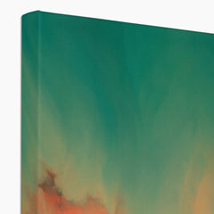 Abstract Sunset Canvas Print