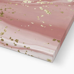 Rose Marble Speckles Canvas Print