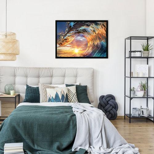 Wave Framed Print