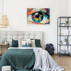 Abstract Eye Framed Print