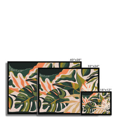 Exotic Jungle Plants 2 Framed Print