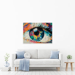 Abstract Eye Canvas Print