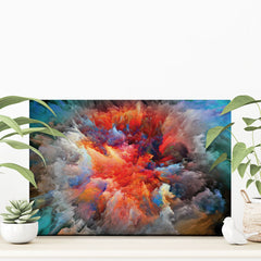Abstract Paint Spatter Canvas Print