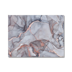 Light Grey Marble Canvas Print