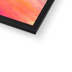 Abstract Colour Explosion Framed Print