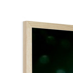 Bottle Green Marble Framed Print