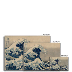 The Great Wave Off Kanagawa Canvas Print