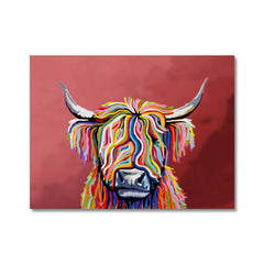 Highland Coo Canvas Print