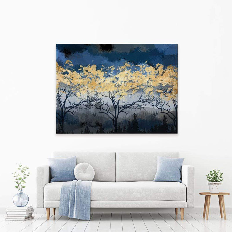 Golden Trees Canvas Print