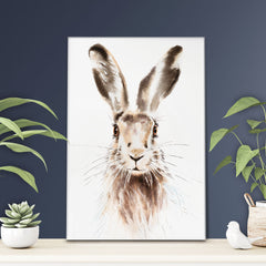 Harry The Hare Canvas Print