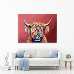 Highland Coo Canvas Print