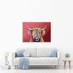 Highland Coo Canvas Print