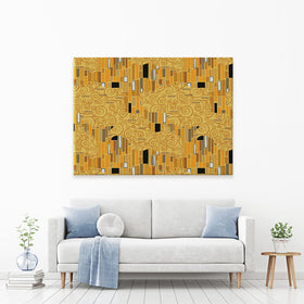 Klimt Geometric Canvas Print