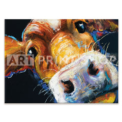 Nosy Cow Canvas Print