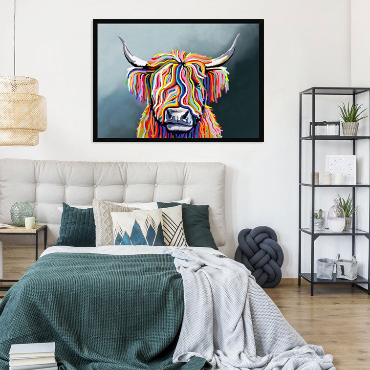 Highland Cow Framed Print