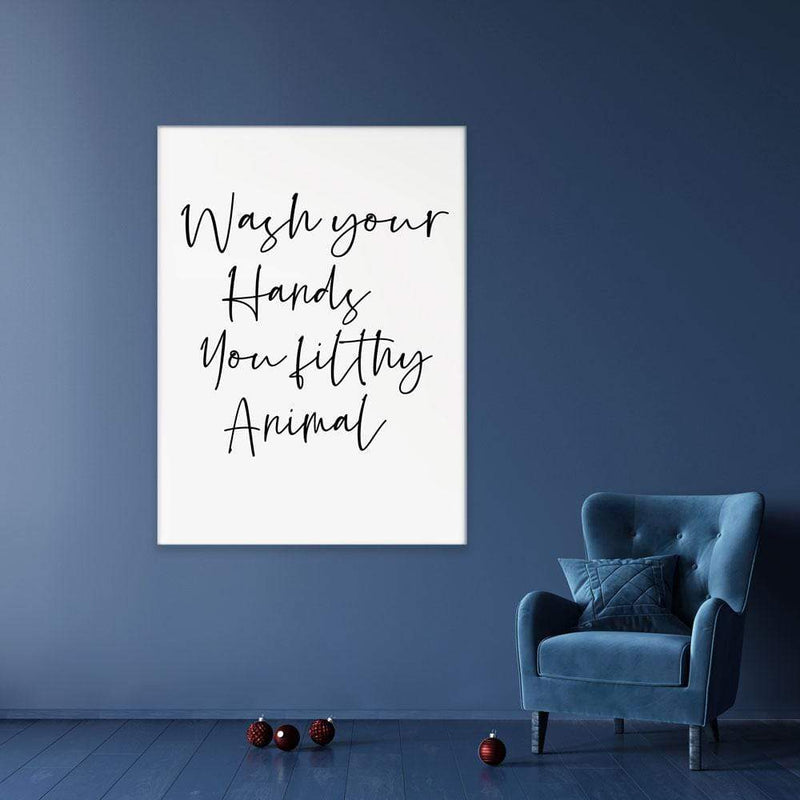 Wash Your Hands Canvas Print