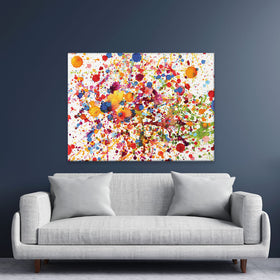 Watercolour Paint Splash Canvas Print